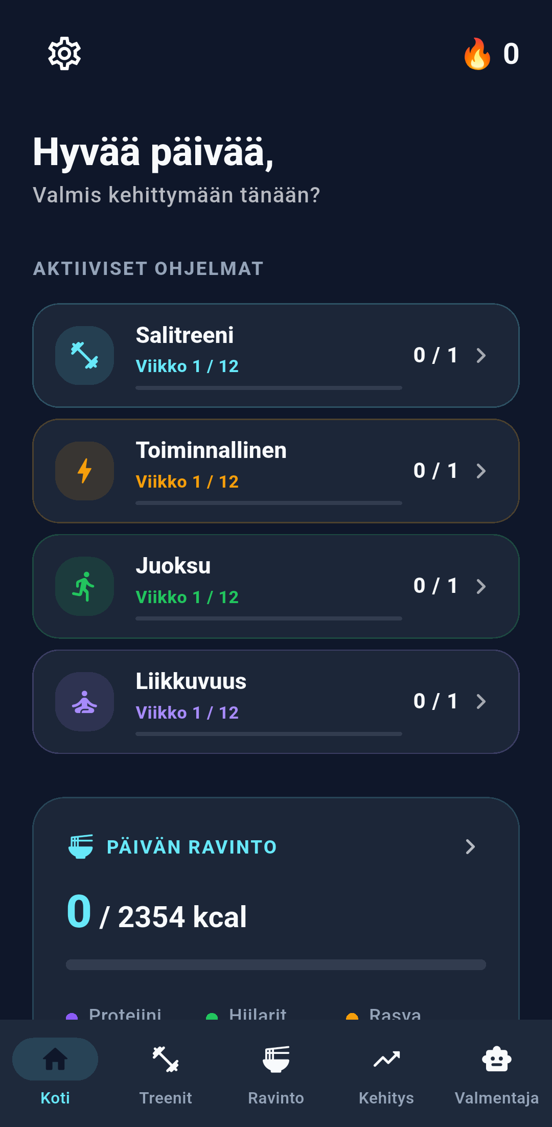 Proge etusivu