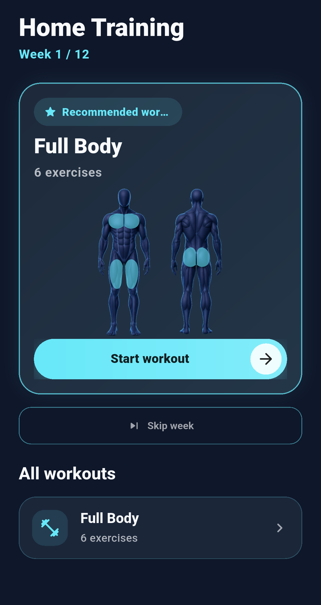 Proge Home training